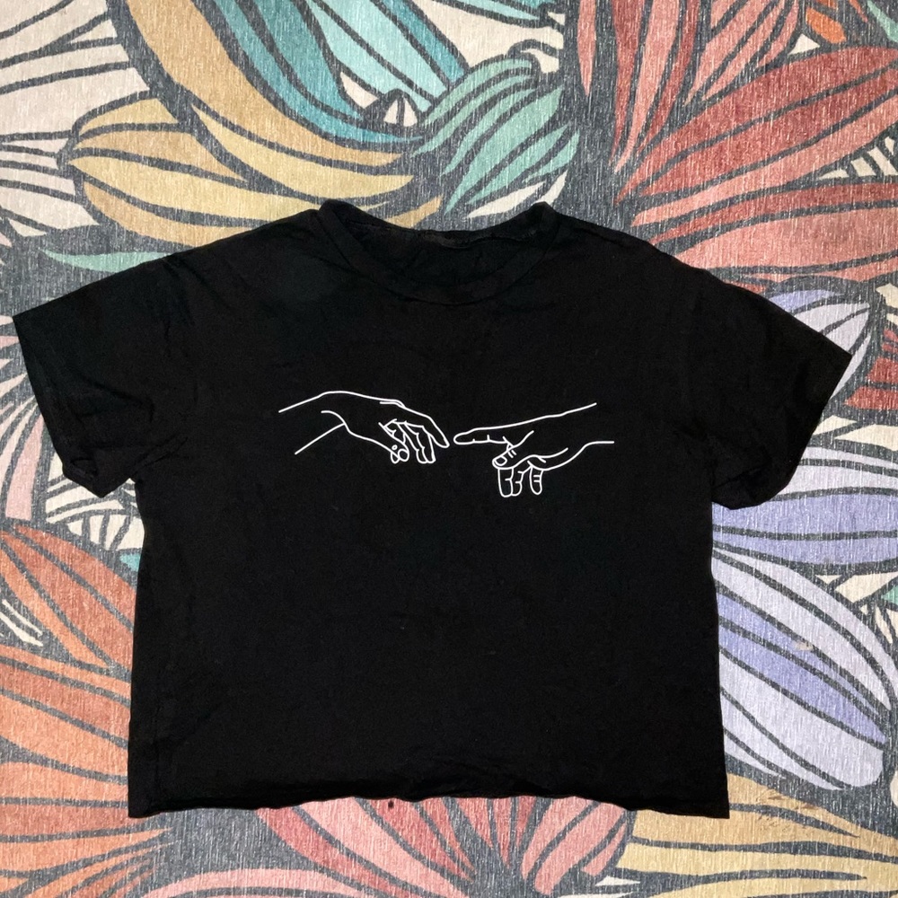 Creation of Adam Two Hands Touching T-Shirt